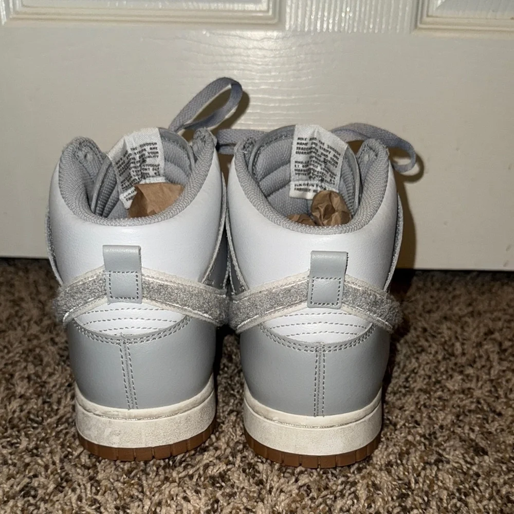 Nike Gray High-Top Athletic Shoes - Picture 8 of 13
